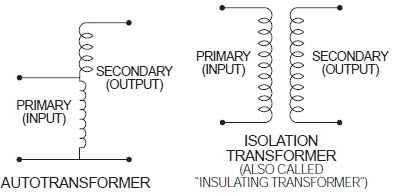 autotransformer vs isolation transformer